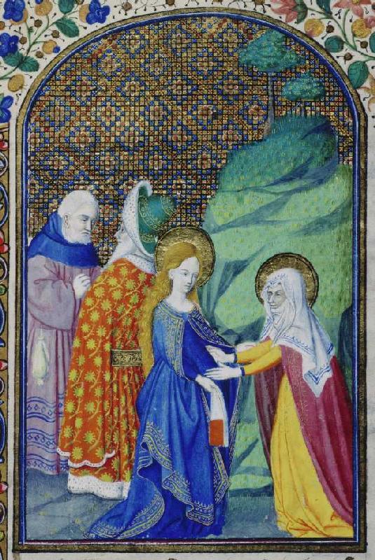 Visitation Mariae end hay redoubles de Louis de Savoie od französisch Handschrift