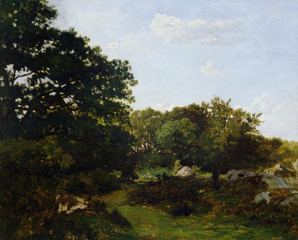 F.Bazille / Edge of the forest / 1865 od Frédéric Bazille