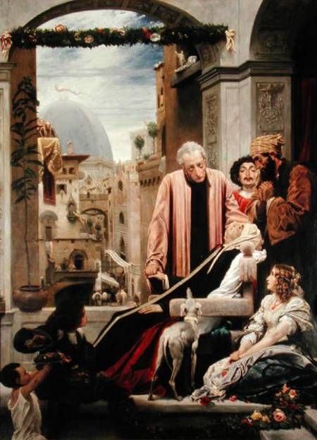 The Death of Brunelleschi od Frederic Leighton