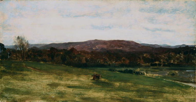 Study of Hills (oil on canvas) od Frederic Leighton
