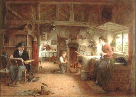 The Artist's Visit od Frederick Daniel Hardy