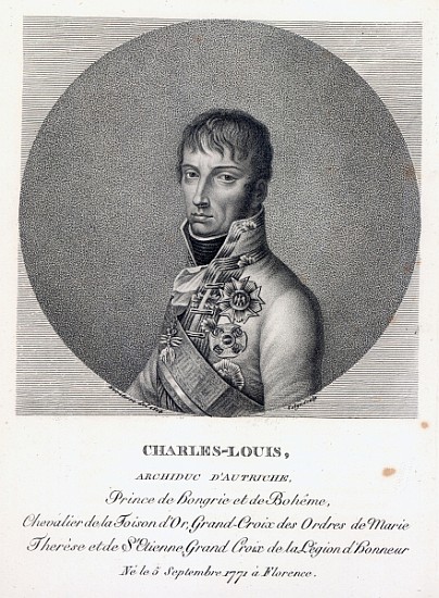 Archduke Charles of Austria, Duke of Teschen, c.1814 od French School