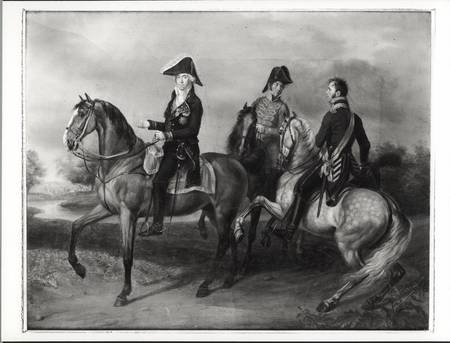 Duke of Bassano (1763-1839) riding in Poland od French School