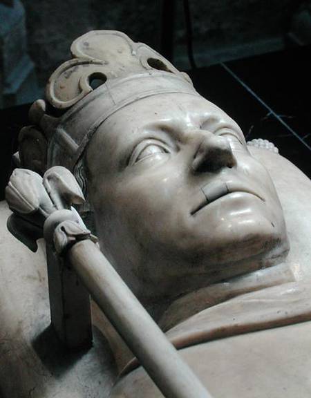 Effigy of Charles VI the Mad (1366-1422)  (detail) od French School