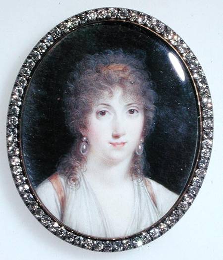 Henriette Lucy Dillon (1770-1853) Marquise de la Tour du Pin Gouvernet od French School