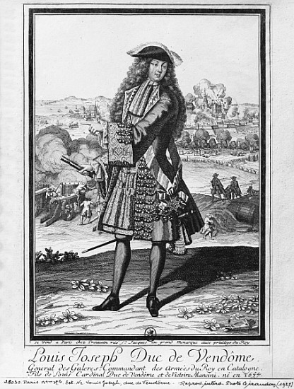 Louis Joseph de Bourbon, Duke of Vendome, known as ''The Great Vendome'' od French School