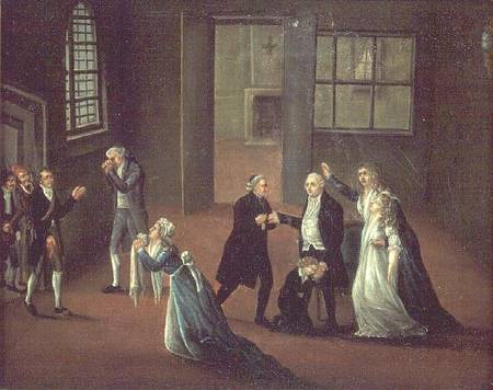 Louis XVI (1754-93) Bidding Farewell to his Family od French School