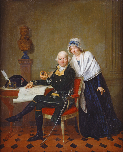 The Parents of Jean Andoche Junot (1771-1813) Duke of Abrantes od French School