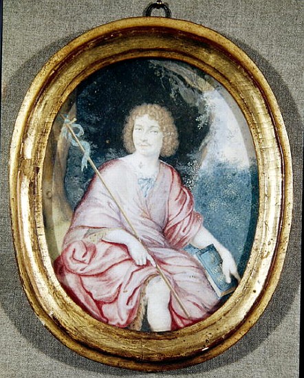 Moliere (1622-73) as St. John the Baptist od French School
