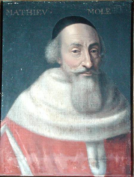 Portrait of Mathieu Mole (1584-1656) Lord of Champlatre od French School