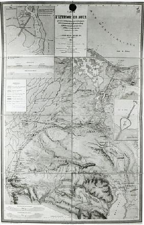 Preparatory Map of the Suez Canal