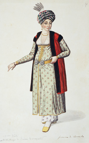 Woman from Rumelia, Ottoman period od French School