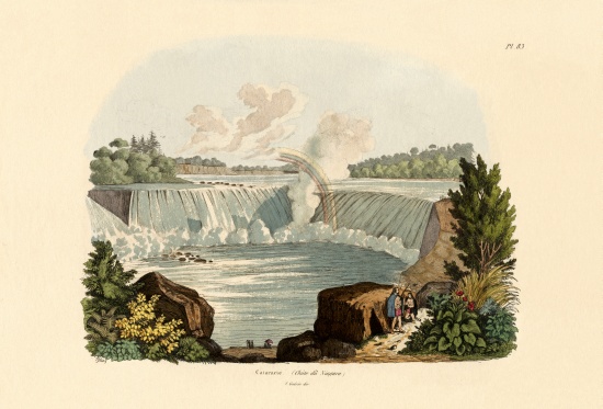 Niagara Falls od French School, (19th century)