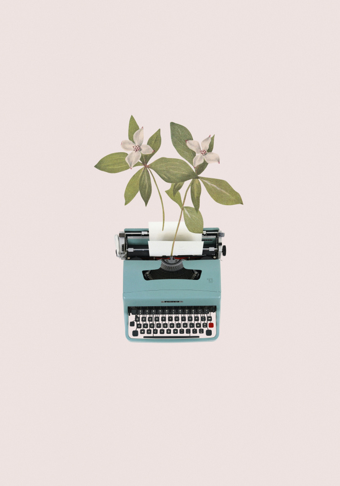 Botanical typewriter od Frida Floral Studio