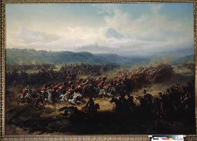 The Charge of the Light Brigade during the Battle of Balaclava