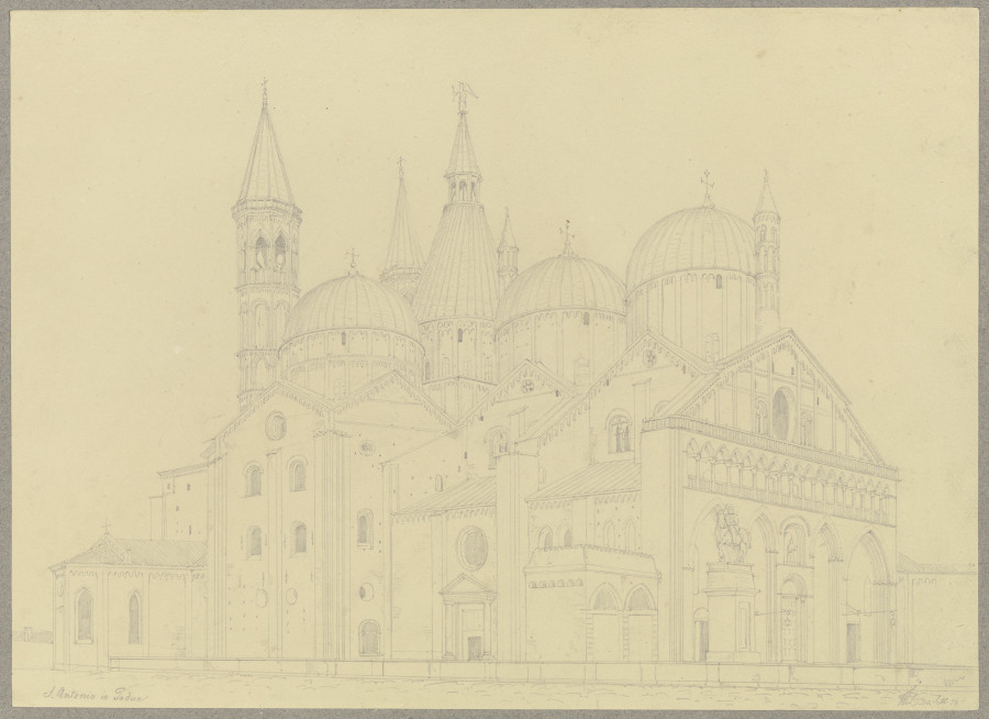 Saint Antonio in Padua od Friedrich Wilhelm Ludwig