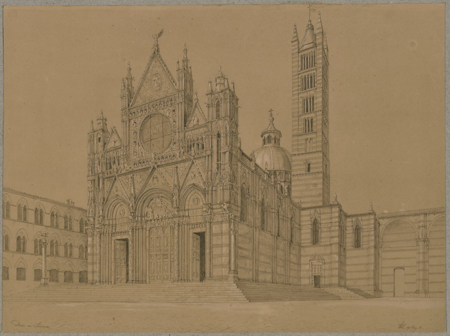 S. Maria Assunta in Siena od Friedrich Wilhelm Ludwig