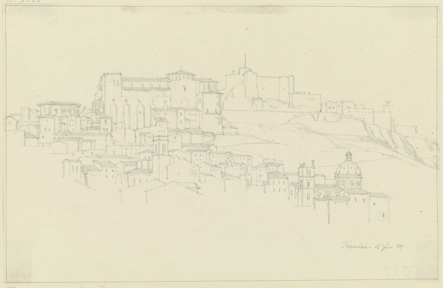 Ansicht von Termini bei Palermo od Friedrich Maximilian Hessemer