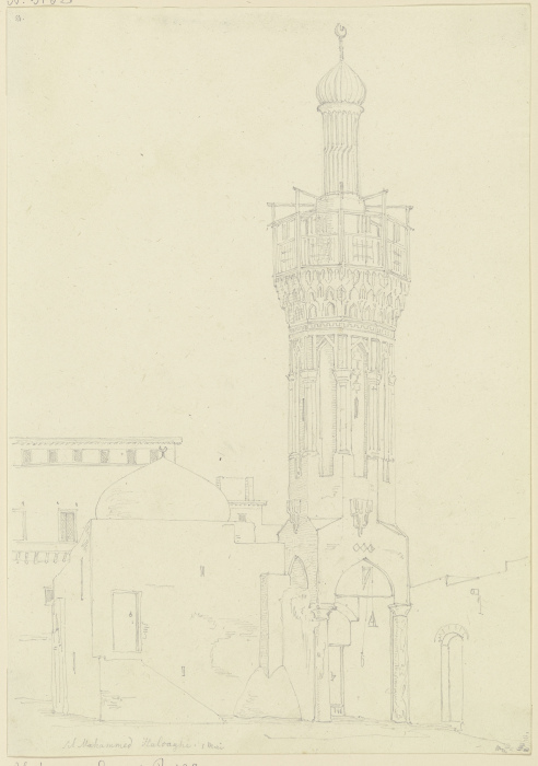 Die Moschee Sil Mohammed Haloaghi od Friedrich Maximilian Hessemer