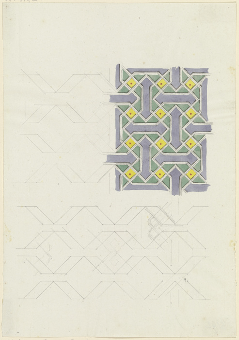 Geometrical pattern od Friedrich Maximilian Hessemer