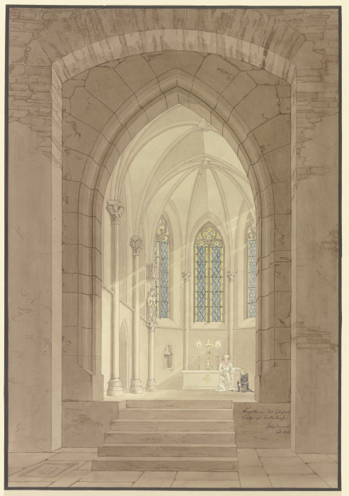 Kapelle in der Hospitalkirche zu Biedenkopf od Friedrich Maximilian Hessemer