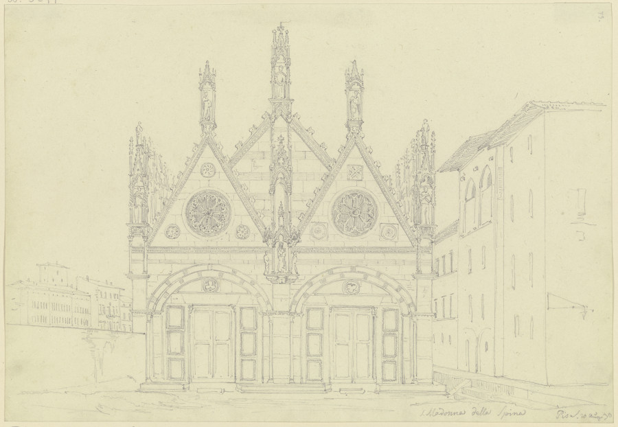 S. Maria della Spina in Pisa od Friedrich Maximilian Hessemer
