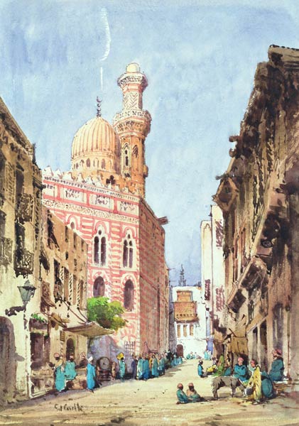 A Cairo Street Scene od Gabriel Carelli