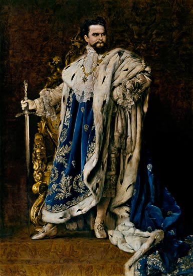 Ludwig II (1845-86) od Gabriel Schachinger