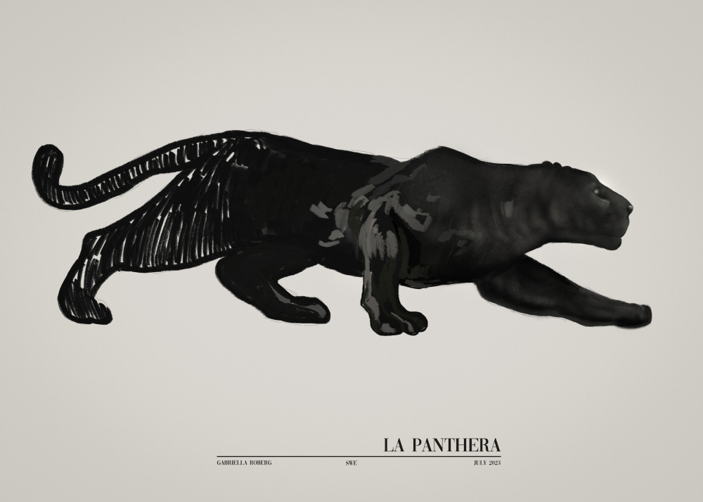 La Panthera (black) od Gabriella Roberg