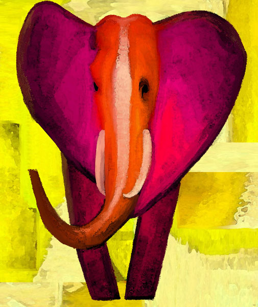 Fun Elephant 3 od David Ganssi