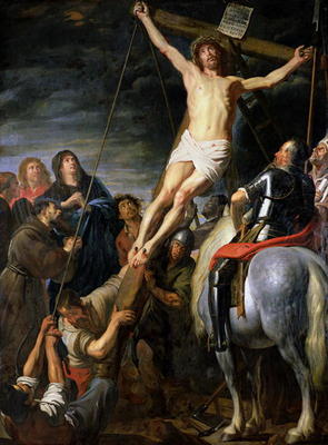 Raising the Cross, 1631-37 (oil on canvas) od Gaspar de Crayer