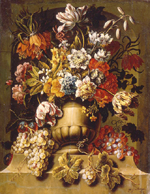 Blumen in Steinvase od Gaspar Peeter d.J Verbruggen