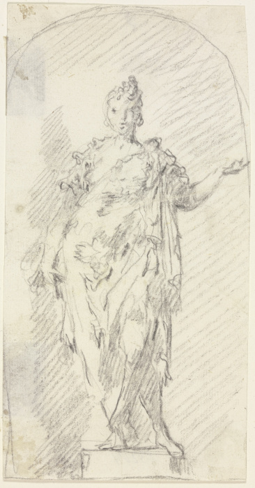 Allegorical female figure od Gaspare Diziani