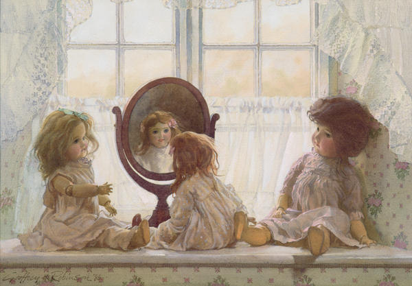 Dolls on the Windowsill od Geoffrey  Robinson