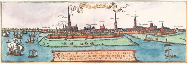 Hamburg od Georg Braun