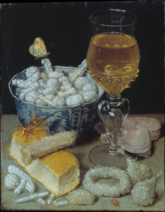Still Life with Bread and Sweetmeats od Georg Flegel