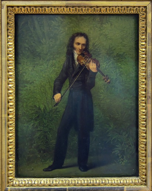 Portrait of Niccolò Paganini (1782-1840) od Georg Friedrich Kersting