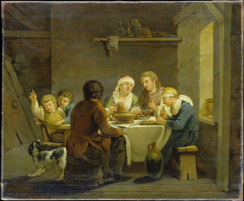 A Family at Table od Georg Melchior Kraus