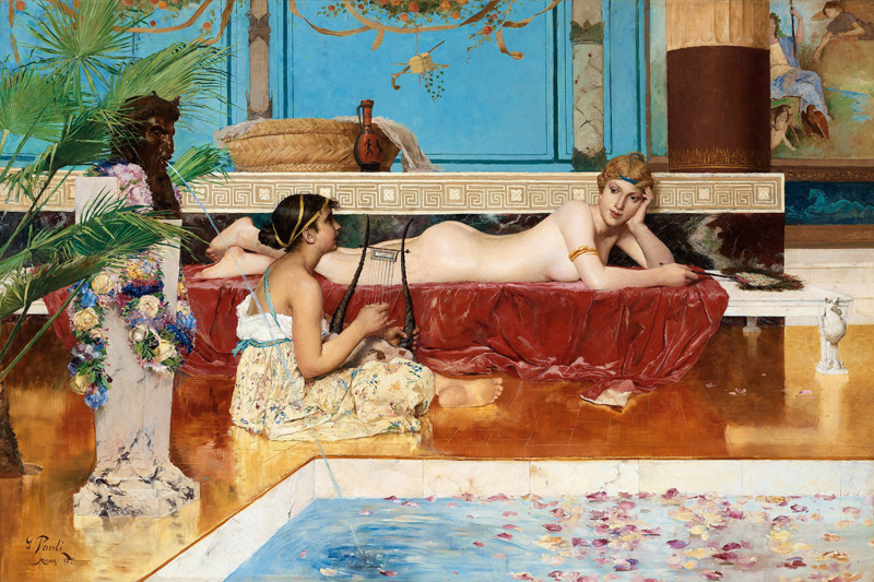 The Roman Baths od Georg Pauli