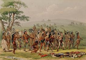 Mandan Archery Contest, c.1832