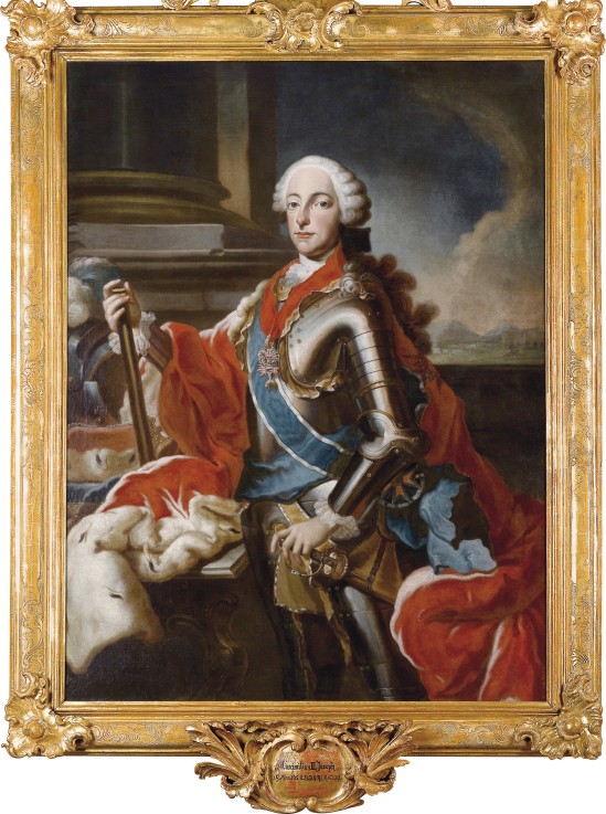 Portrait of Maximilian III Joseph (1727-1777), Elector of Bavaria od George Desmarées