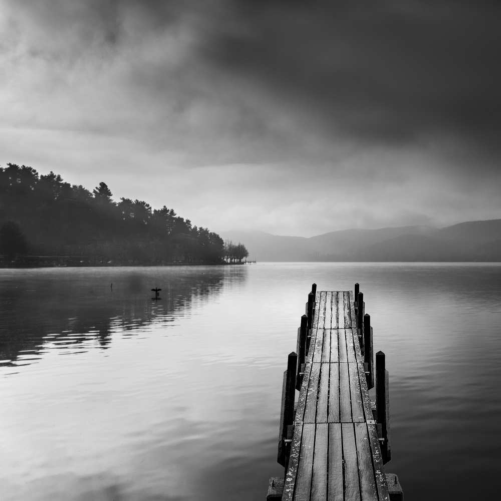 Lake view with Pier II od George Digalakis