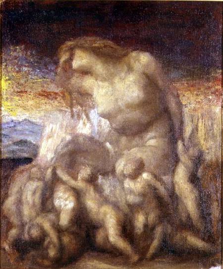 Study for 'Evolution' od George Frederick Watts