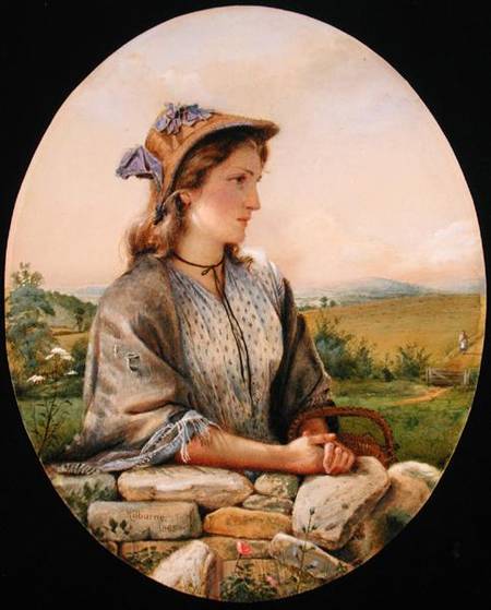 A Country Girl od George Goodwin Kilburne