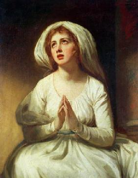 Lady Hamilton Praying