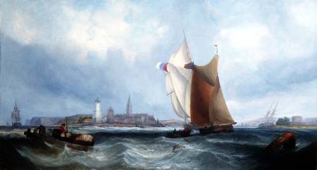 Shipping off the French Coast od George the Elder Chambers