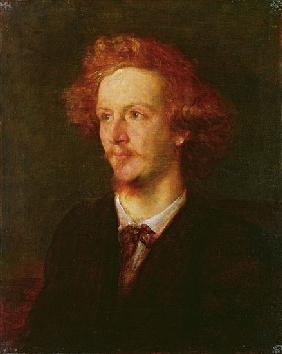 Portrait of Algernon Charles Swinburne (1837-1909) 1867