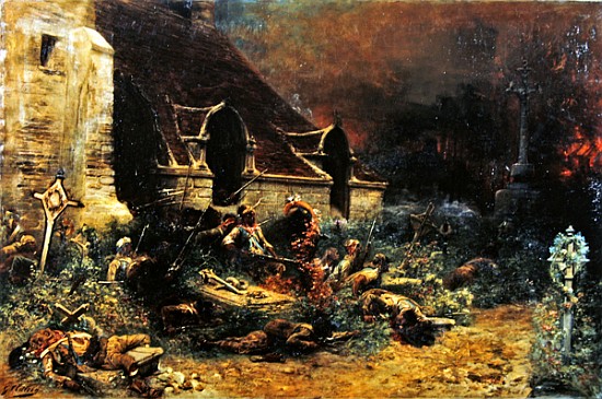 The Chouans defending their dead od Georges Clairin