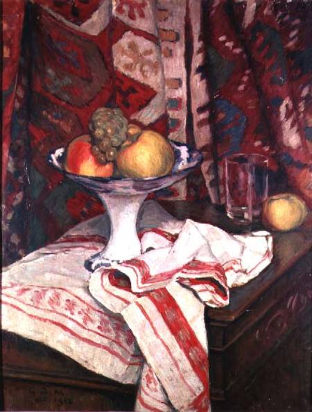 Still Life with Bowl of Fruit od Georges Daniel de Monfreid