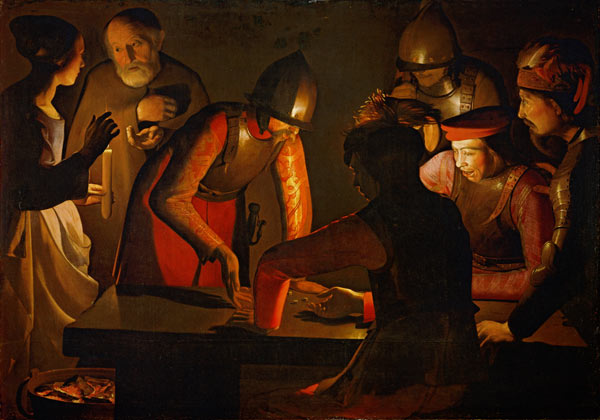 The denial of the saint of Peter od Georges de La Tour